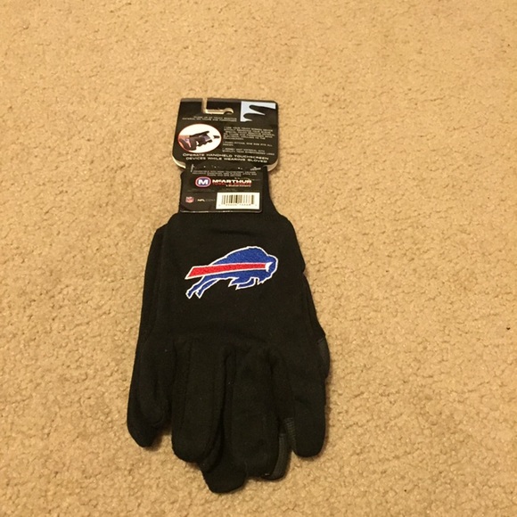 WinCraft/McArthur NFL mens Technology Touch Gloves Buffalo Bills - Picture 2 of 3